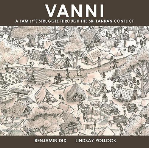 Паперова книга «Vanni: A Family's Struggle Through The Sri Lankan Conflict», автор Бенджамін Дікс - фото №1