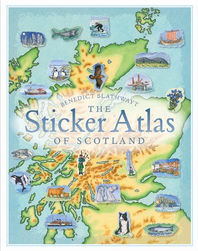 Бумажная книга «The Sticker Atlas of Scotland», автор Бенедикт Блэтуэйт - фото №1