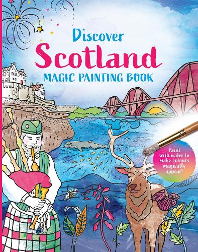 Бумажная книга «Discover Scotland: Magic Painting Book» - фото №1