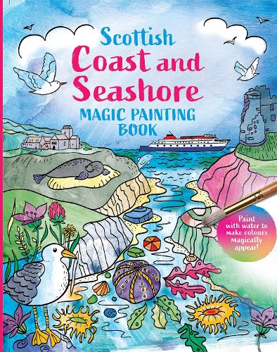 Паперова книга «Scottish Coast and Seashore: Magic Painting Book» - фото №1