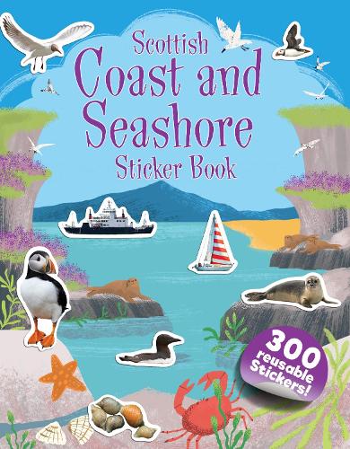 Бумажная книга «Scottish Coast and Seashore Sticker Book» - фото №1