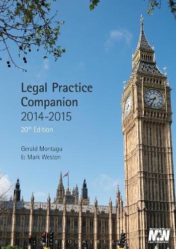 Бумажная книга «Legal Practice Companion 2014/15», авторов Джеральд Монтагу, Марк Уэстон - фото №1