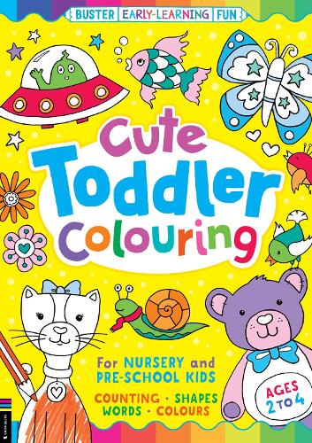 Паперова книга «Cute Toddler Colouring: For Nursery and Pre-School Kids», автор Емілі Тумі - фото №1