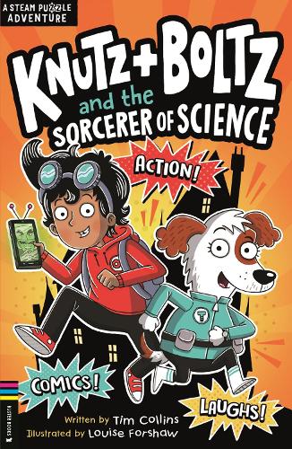 [object Object] «Knutz and Boltz and the Sorcerer of Science: A STEAM Puzzle Adventure», автор Тім Коллінз - фото №1