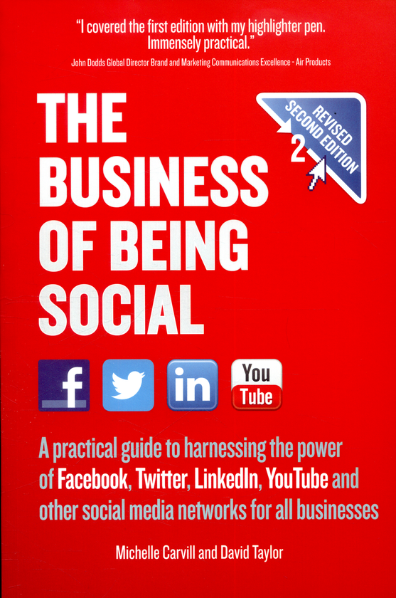 Паперова книга «The Business of Being Social», авторів Девід Тейлор, Мішель Карвілл - фото №1