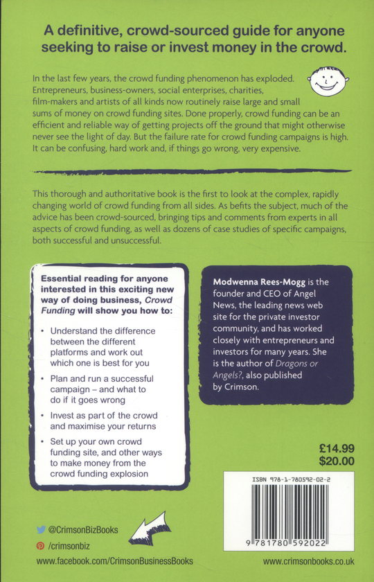 Бумажная книга «Crowd Funding. How to Raise Money and Make Money in the Crowd», автор Модвенна Рис-Могг - фото №1
