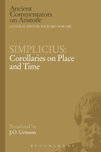 Паперова книга «Simplicius: Corollaries on Place and Time», автор Дж. О. Урмсон - фото №1