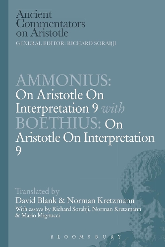 Паперова книга «Ammonius: On Aristotle On Interpretation 9 with Boethius: On Aristotle On Interpretation 9», автор Девід Л. Бланк - фото №1