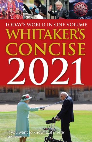 Бумажная книга «Whitaker's Concise 2021: Today's World In One Volume», автор Альманах Уитакера - фото №1