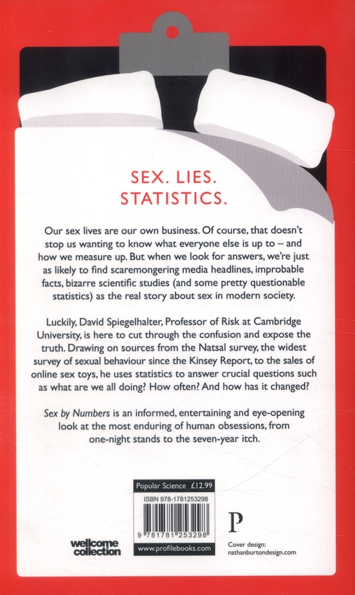 Паперова книга «Sex by Numbers», автор Девід Шпігельхальтер - фото №1