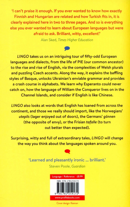 Паперова книга «Lingo : A Language Spotter's Guide to Europe», автор Гастон Доррен - фото №1