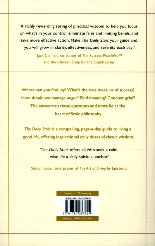 Бумажная книга «The Daily Stoic : 366 Meditations on Wisdom, Perseverance, and the Art of Living: Featuring new translations of Seneca, Epictetus, and Marcus Aurelius», автор Райан Холидей - фото №1