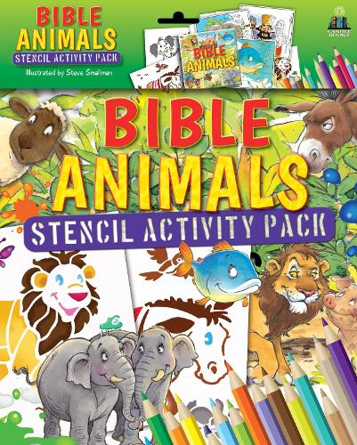 Бумажная книга «Bible Animals Stencil Activity Pack», автор Тим Даули - фото №1