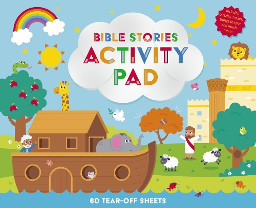Паперова книга «Bible Stories Activity Pad: 60 Activities for 5 years and under», автор Дебора Лок - фото №1