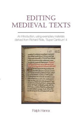 Бумажная книга «Editing Medieval Texts», автор Ральф Ханна - фото №1