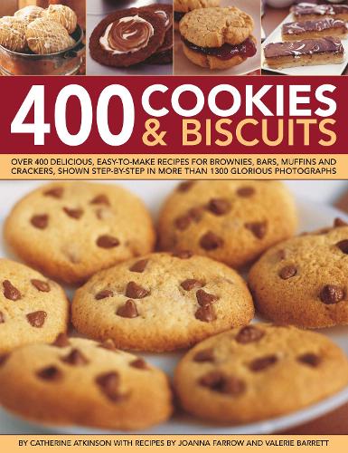 Бумажная книга «400 Cookies & Biscuits: Over 400 delicious, easy-to-make recipes for brownies, bars, muffins and crackers, shown step by step in more than 1300 glorious photographs», автор Кэтрин Аткинсон - фото №1