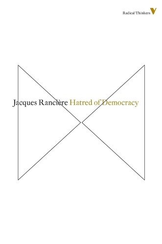 Бумажная книга «Hatred of Democracy», автор Жак Рансьер - фото №1