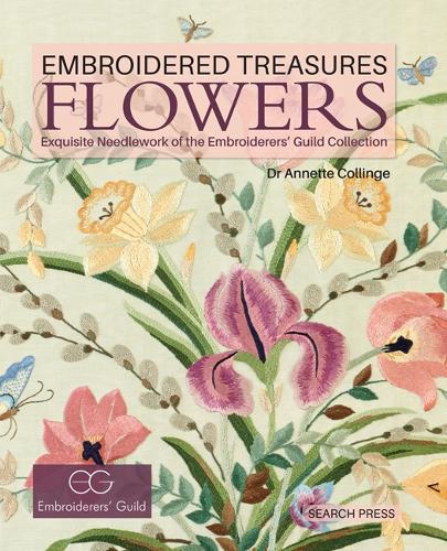 Бумажная книга «Embroidered Treasures: Flowers: Exquisite Needlework of the Embroiderers' Guild Collection», автор Аннет Коллинг - фото №1