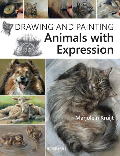 Бумажная книга «Drawing and Painting Animals with Expression», автор Маржолейн Крюйт - фото №1