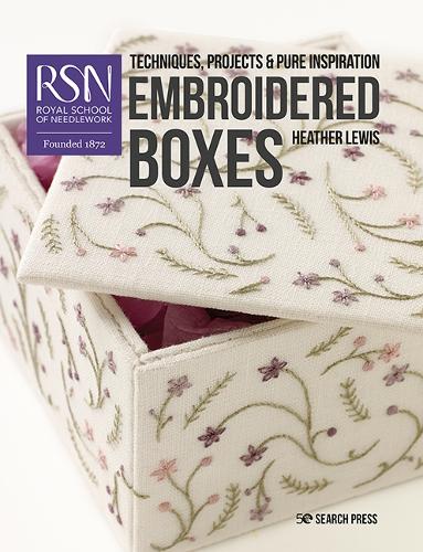 Паперова книга «RSN: Embroidered Boxes: Techniques, Projects & Pure Inspiration», автор Гізер Льюїс - фото №1