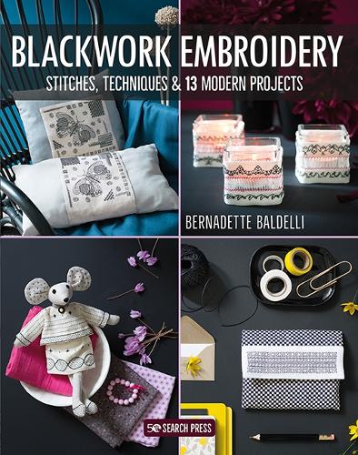 Бумажная книга «Blackwork Embroidery: Stitches, Techniques & 13 Modern Projects», автор Бернадетт Балделли - фото №1