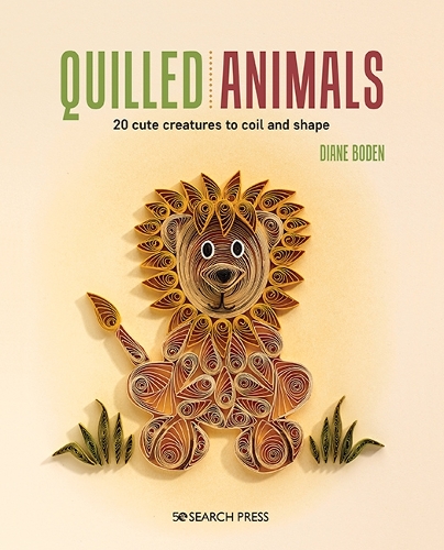 Бумажная книга «Quilled Animals: 20 Cute Creatures to Coil and Shape», автор Диана Боден - фото №1