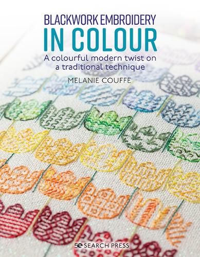 Бумажная книга «Blackwork Embroidery in Colour: A Colourful Modern Twist on a Traditional Technique», автор Мелани Куффе - фото №1