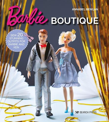 Паперова книга «Barbie Boutique: Sew 20 Stunning Outfits for Barbie and Ken», автор Аннабель Бенілан - фото №1