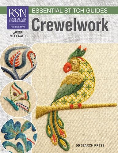 Бумажная книга «RSN Essential Stitch Guides: Crewelwork: Large Format Edition», автор Жаки Макдональд - фото №1