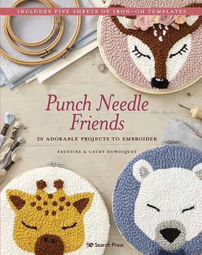 Бумажная книга «Punch Needle Friends: 20 Adorable Projects to Embroider», авторов Кэти Дювике, Фаустина Дювике - фото №1
