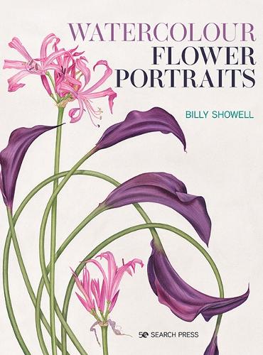 Бумажная книга «Watercolour Flower Portraits», автор Билли Шоуэлл - фото №1