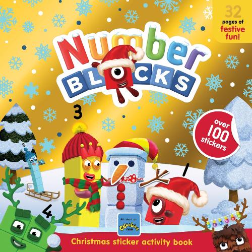 Бумажная книга «Numberblocks Christmas Sticker Activity Book», автор Numberblocks - фото №1