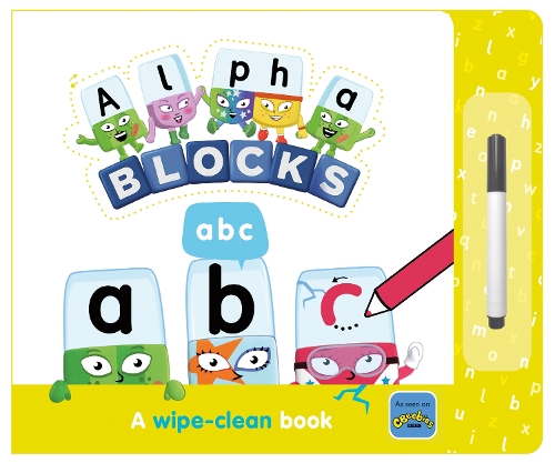 Бумажная книга «Alphablocks ABC: A Wipe-Clean Book», автор Alphablocks - фото №1