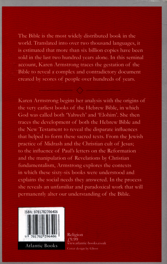 Бумажная книга «The Bible. The Biography», автор Карен Армстронг - фото №1