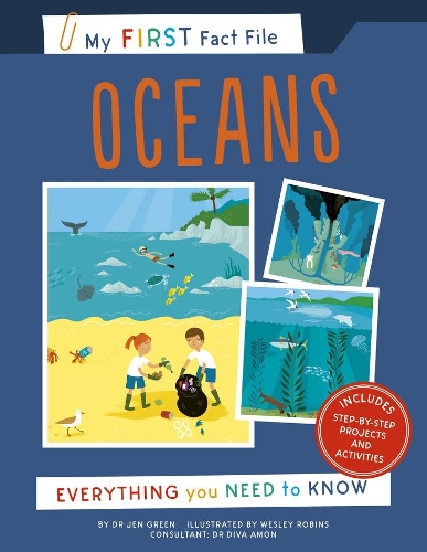 Паперова книга «My First Fact File Oceans: Everything You Need to Know», автор Веслі Робінс - фото №1
