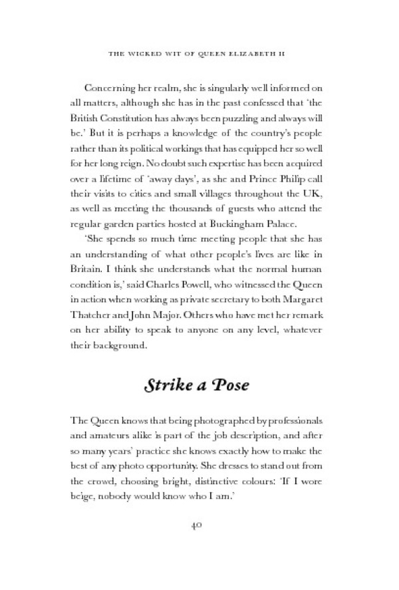 Бумажная книга «The Wicked Wit of Queen Elizabeth II», автор Карен Долби - фото №1