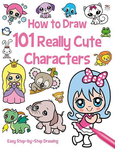 [object Object] «How to Draw 101 Cute Characters», автор Нат Ламберт - фото №1