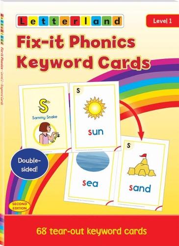 Паперова книга «Fix-it Phonics - Level 1 - Keyword Cards (2nd Edition)», автор Ліза Голт - фото №1