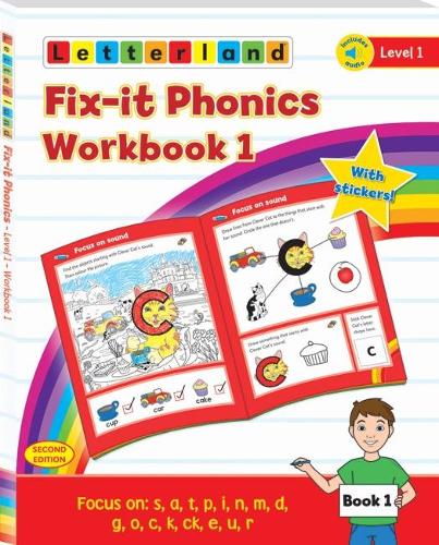 Паперова книга «Fix-it Phonics - Level 1 - Workbook 1 (2nd Edition)», автор Ліза Голт - фото №1