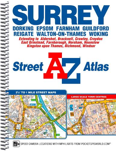 Паперова книга «Surrey Street Atlas», автор Geographers' A-Z Map Company - фото №1