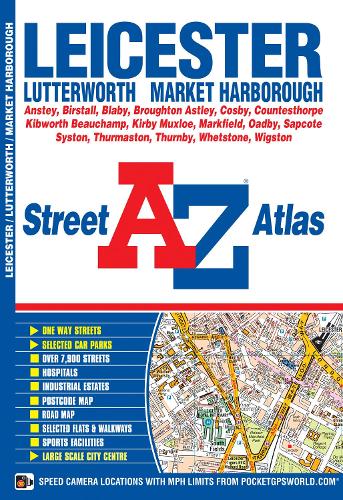 Бумажная книга «Leicester A-Z Street Atlas», автор A-Z Maps - фото №1