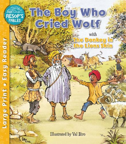 Бумажная книга «The Boy Who Cried Wolf & The Donkey in the Lion's Skin», автор Вэл Биро - фото №1