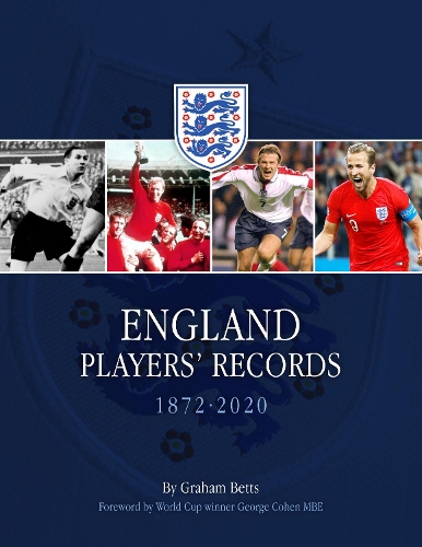 Паперова книга «England Players' Records 1872 - 2020 Limited Edition», автор Грем Беттс - фото №1