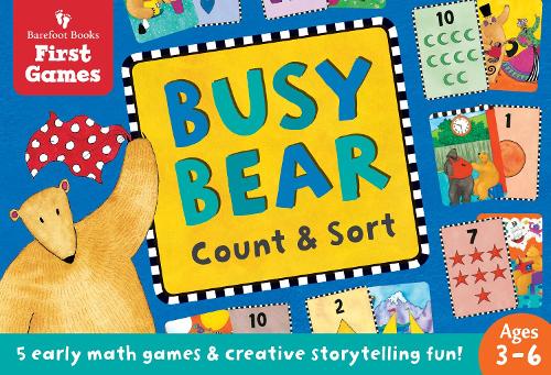 Бумажная книга «Busy Bear Count & Sort Game», автор Barefoot Books - фото №1