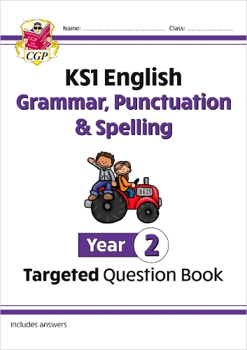 Паперова книга «KS1 English Year 2 Grammar, Punctuation & Spelling Targeted Question Book (with Answers)», автор CGP Books - фото №1