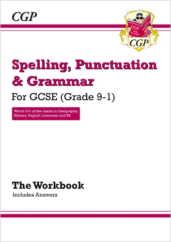 Паперова книга «GCSE Spelling, Punctuation and Grammar Workbook (includes Answers)», автор CGP Books - фото №1