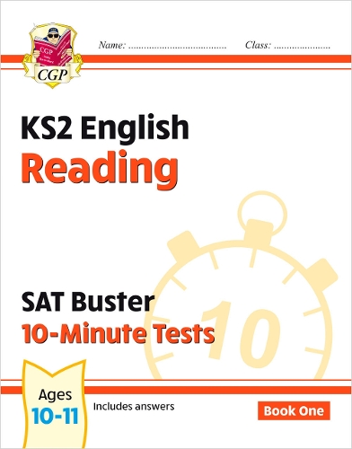 Паперова книга «KS2 English SAT Buster 10-Minute Tests: Reading - Book 1 (for the 2024 tests)», автор CGP Books - фото №1