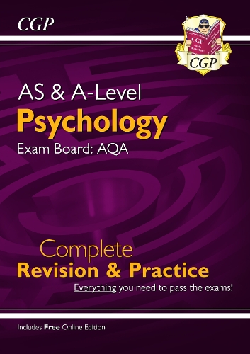 [object Object] «AS and A-Level Psychology: AQA Complete Revision & Practice with Online Edition: for the 2025 and 2026 exams», автор CGP Books - фото №1