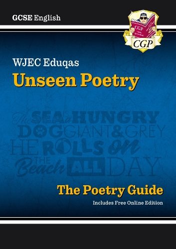 Бумажная книга «GCSE English WJEC Eduqas Unseen Poetry Guide includes Online Edition: for the 2025 and 2026 exams», автор CGP Books - фото №1