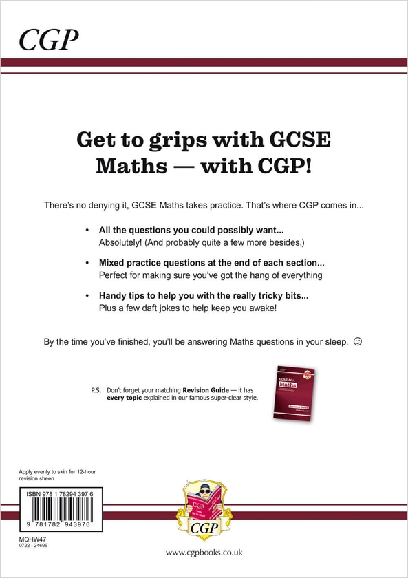 Бумажная книга «GCSE Maths AQA Workbook: Higher», автор CGP Books - фото №1